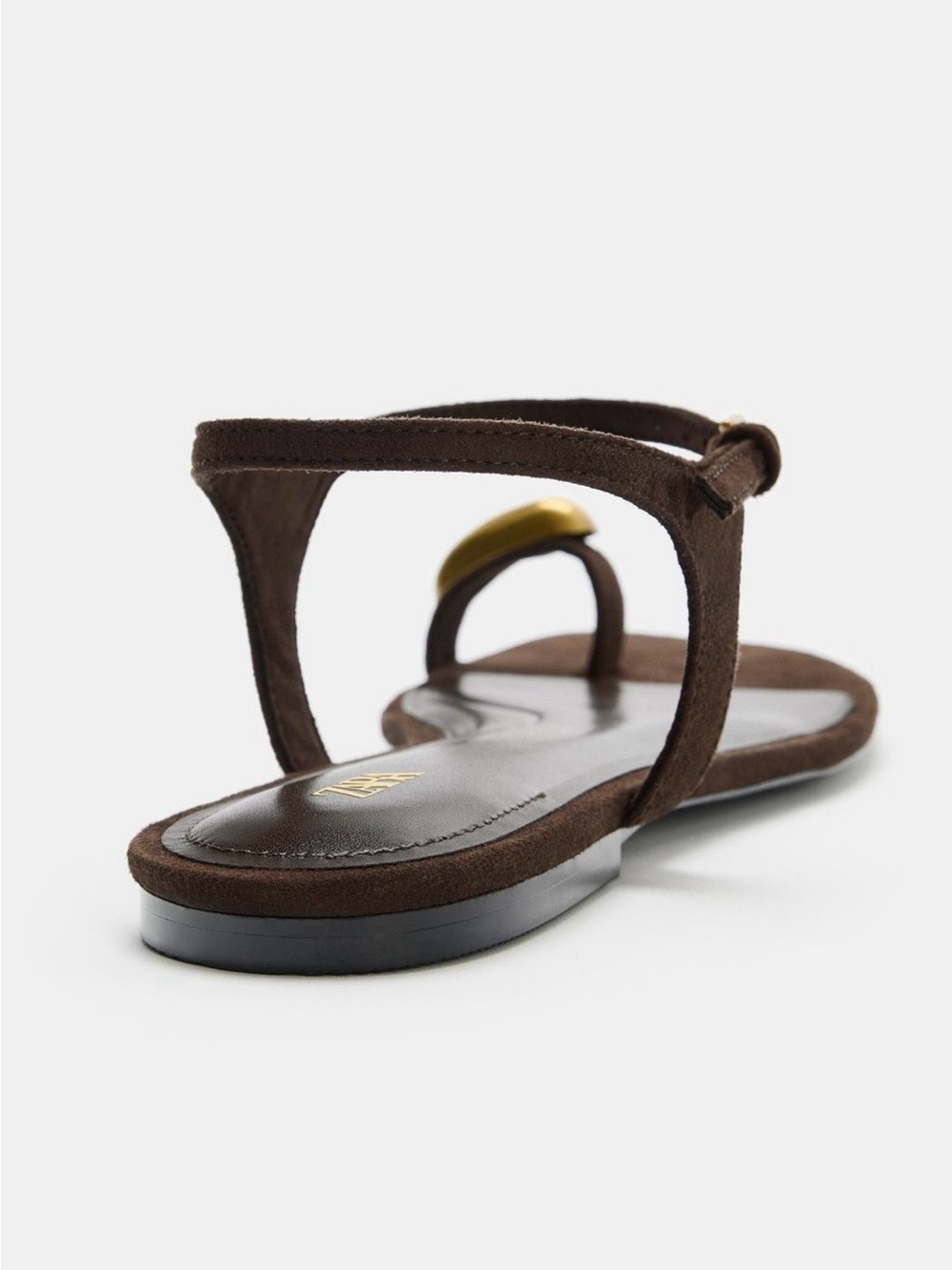 ZARA METALLIC DETAIL SANDALS NWT
Size: 7½ (38) * Color: BROWN - Picture 2 of 8